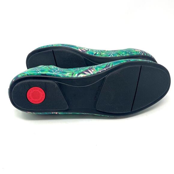 NEW FitFlop Allegro Tropical Jungle Ballet Flat Shoes Women's US 7, EU 38, $130 - Picture 7 of 8
